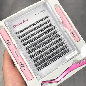 Individual Cluster Lashes Diy Segment Lash Kit Diy Eyelash Extensions Private Label New Coming Diy Segment Lash Kit