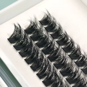 Individual Cluster Lashes Fiber Thin Band 10 16mm Segment Cluster Eyelash Individual Lashes