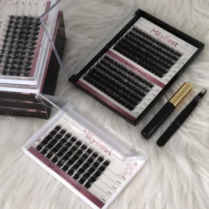 Individual DIY Cluster Eyelashes L C CC D Curl Cluster Lashes DIY Lash Clusters Private Label