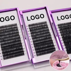 Individual De Cils Lash Trays Matte Black Volume Cashmere Matte Black Handmade Eyelash Extensions Extension
