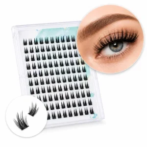 Individual Eyelash Clusters Professional DIY Eyelash Extension Kit Pre cut Segment Eyelash Clusters