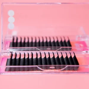 Individual Eyelash Extension Korean Cashmere Lashes C CC D Curl Matte Style In Box Packaging