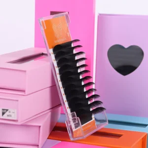 Individual Eyelash Extension Vendor 0.03 0.05 0.07 8-25 mm Classic Lashes Cashmere Matte Black Volume Lash Trays