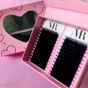 Individual Eyelash Extensions Custom Matte Black Soft Individual Lash Extension Supplies Lash Trays