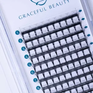 Individual Eyelash Extensions Premade Segmented Lashes DIY Eyelash Extension Kits with Private Label