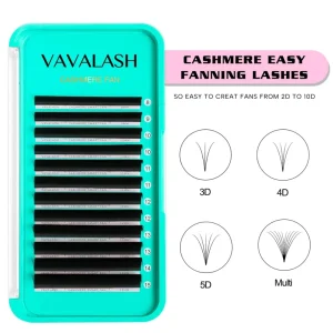 Individual Eyelash Extensions Supplies Handmade Volume Lash Trays Cashmere Lashes Vegan Cruelty Free Natural Long