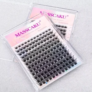Individual Eyelashes Makeup Cilios Cluster Eyelash Extension Wispy C/D Curling Volume Black Soft False Eyelash Makeup