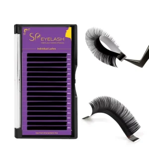 Individual Eyelashes Volume Lash Extensions Classic Individual Slik Eyelash Extension with Private Label