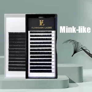 Individual Eyes Lashes Supplies Label Volume Korean Silk Mink Eyelash Extensions