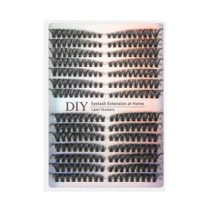 Individual Laser Packaging Private Label DIY Cluster Fan Eyelashes Clusters Lash Kit