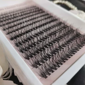 Individual Lash Clusters Eyelash Extension D Curl Fluffy Faux Mink Diy Lash Extension Pre-cut Segment Cluster Lashes