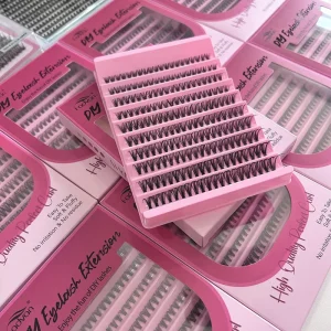 Individual Lash Clusters Eyelash Extention 3d Fluffy Faux Mink DIY Lash Extension Pre cut Segment Cluster Lashes