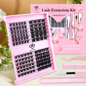 Individual Lash Clusters Eyelash Extention Professional Diy Lash Extension Kit Pre cut Segment Cluster Lashes