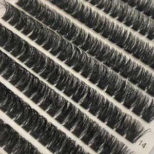 Individual Lash Clusters Fluffy Faux Mink Eyelashes Cluster Cils