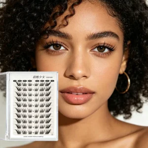 Individual Lash Clusters Waterproof Thick Synthetic for Prom