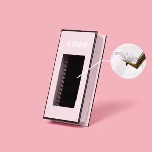 Individual Lash Extensions Premium Matt Dark Black Private Label Volume Eyelash Extensions