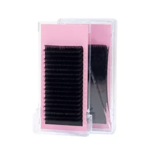 Individual Lash Extensions Vegan Premium Matte Dark Black Private Label Volume Korean Eyelash Extensions