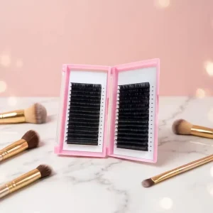 Individual Lash Trays Private Label Lash Extensions Dark Cashmere Matte Eyelash Extensions