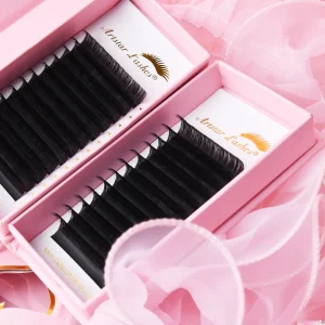 Individual Lashes 0.12 0.15 0.18 0.20mm Classic Cashmere Dark Black Lash Trays Soft Eye Lashes Extension