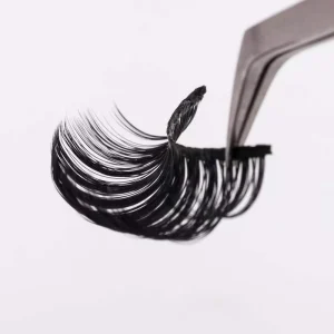 Individual Lashes C D Curl Wispy Russian Strip Lashes Natural False Eyelashes