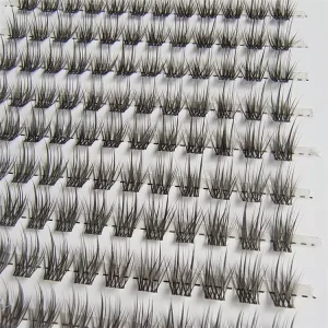 Individual Lashes Cluster C D Curl 10 11 12 MM Lash Clusters 3D Wispy DIY Eyelash Extension Thin Band Resnable Natural Lashes