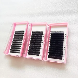 Individual Lashes Extension Natural Korean PBT Synthetic Hair