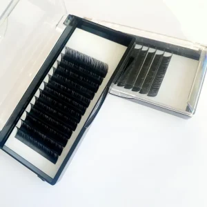 Individual Lashes High Quality Super Matte Black Full Volume Handmade 0.05 0.07 0.15mm Thickness Eyelash Extensions