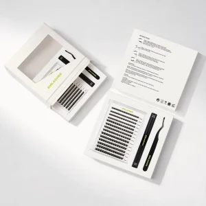 Individual Lashes Segmented Precut Lashes Clusters DIY Lash Extension Kit