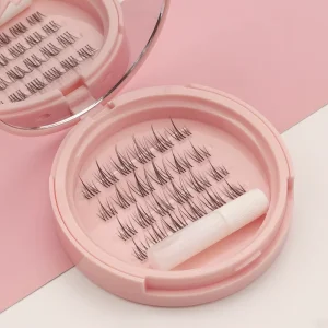 Individual Manga Under Lashes Natural Lower Eyelashes Anime Premium Silk Bottom Lash Cluster Wispy Fake Lower Eyelashes
