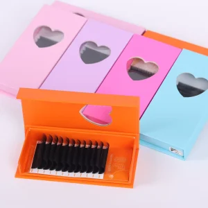 Individual Silk Velvet Eyelash Extensions Dark Fluffy Matte Lash Extensions Cashmere Lash Trays