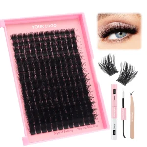 Individual Thick Lash Clusters Eyelash Professional Diy Lash Extension Pre cut Segment Cluster Lashes Kit