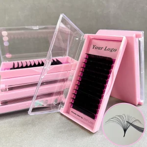 Individual Velvet Silk Eyelash Extension Fluffy Matte Dark Black Volume Lashes Extensions