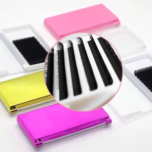 Individual Volume Lashes Eyelash Extension Natural Matt Black Private Label Cashmere Eyelash Extensions