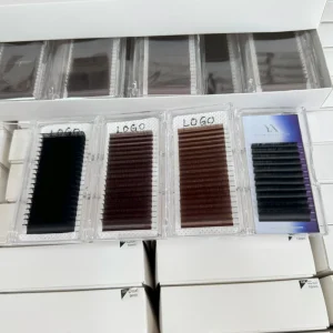 Individual Volume Private Label Eyelash Extensions 0.03 0.05 0.07 CC Professional Velvet Lashes Trays