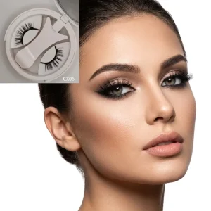 Infinite Hyper Real Dreamy Doll Eye No Liner Quantum Magnetic Handmade Reusable False Lashes Mixed Length 0.07mm Black Cotton
