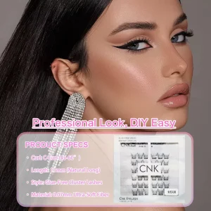 Instant Wear Self Stick False Eyelashes Reusable & Hassle Free