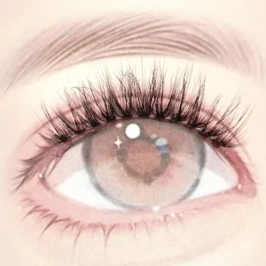 Invisible Clear Band Faux Mink Eyelashes 3D Effect Lightweight Super Soft Full Strip Lashes Natural Lashes