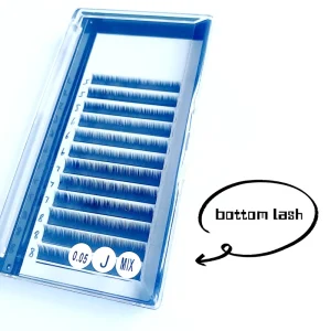 J B Curl Bottom Lash 5-8mm Eyelashes Bulk Volume Lashes Extension Classic Matte Professionals Natural Individual Faux Mink