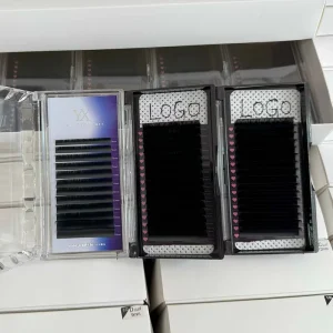 J CC DD L LJ Mink Individual Eyelash Extension Classic Volume Lash Trays 0.05 Cashmere Lash Extension