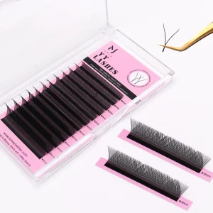 JOMAY Cilios YY Lashes W Shape Eyelash Extension Custom Private Label Lightweight Soft Fluffy W V Y U Shape Clover Lashes