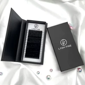 Jet Black Mega Volume Soft and Very Light Synthetic Silk Lashes 0.03 0.05 0.07mm Volume Cashmere Eyelash Extension