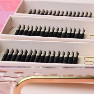 Korean CC DD LC DD LD Mink Eyelash Extensions Velvet JBCD Curl Soft Natural False Eyelashes Dark Matte Packaging