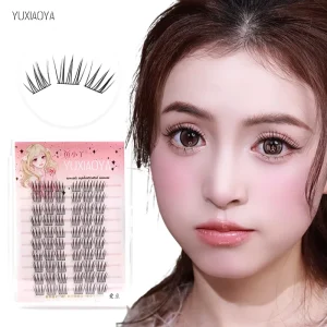 Korean Idol Series Natural False Eyelashes Three Step Individual Cluster Segmented Lashes