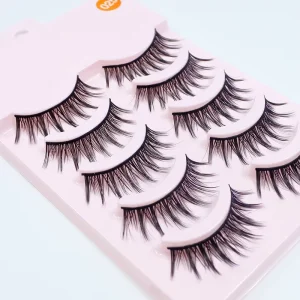 Korean Makeup Small Lashes Synthetic Cruelty Free Full Strip Lash Extension Cosplay Manga False Eyelashes