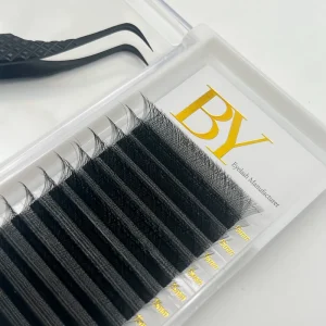 Korean PBT Lash Custom 3D W Lashes Individual Eyelash Extensions Lash Supplier Lash Tray Lash Extension Supplies
