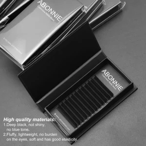 Korean PBT Lashes Matte Finish Handmade Matte Custom Volume Individual Eyelash Extension Suitable for Professional Lash Artists