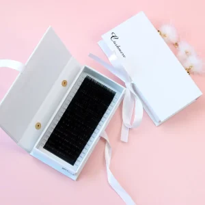Korean Pbt 8 25mm Custom Las Extension Supplies Private Label Individual Lashes Volume Cashmere Eyelash Extension