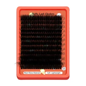 L-879 European DIY Eyelash Extension Kits 240 Clusters Thick 80D100D Mink Hair Large Capacity 3D Fluffy Segmented