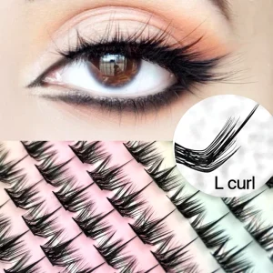 L Curl 3d Eyelashes Soft Single Cluster False Eyelashes Individual Lashes Segmented Bundles Eyelashes Extension