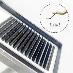 L/L+/LC/LD/LU(M)/N Curl 12Rows False Eyelash Extensions Matte Black Material 8-15mm Mixed Tray L Curl Makeup Lashes